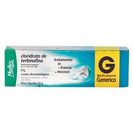CLORIDRATO TERBINAFINA 1% CREME 20G MEDLEY GENÉRICO P