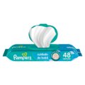LENÇOS UMEDECIDOS PAMPERS CUIDADO DE BEBÊ 48 UNIDADES