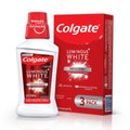 KIT CREME DENTAL COLGATE LUMINOUS WHITE BRILLIANT MINT 3 UNIDADES 70G CADA + ENXAGUANTE BUCAL 250ML