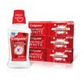 KIT CREME DENTAL COLGATE LUMINOUS WHITE BRILLIANT MINT 3 UNIDADES 70G CADA + ENXAGUANTE BUCAL 250ML