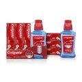 KIT CREME DENTAL COLGATE LUMINOUS WHITE BRILLIANT MINT 3 UNIDADES 70G CADA + ENXAGUANTE BUCAL 250ML