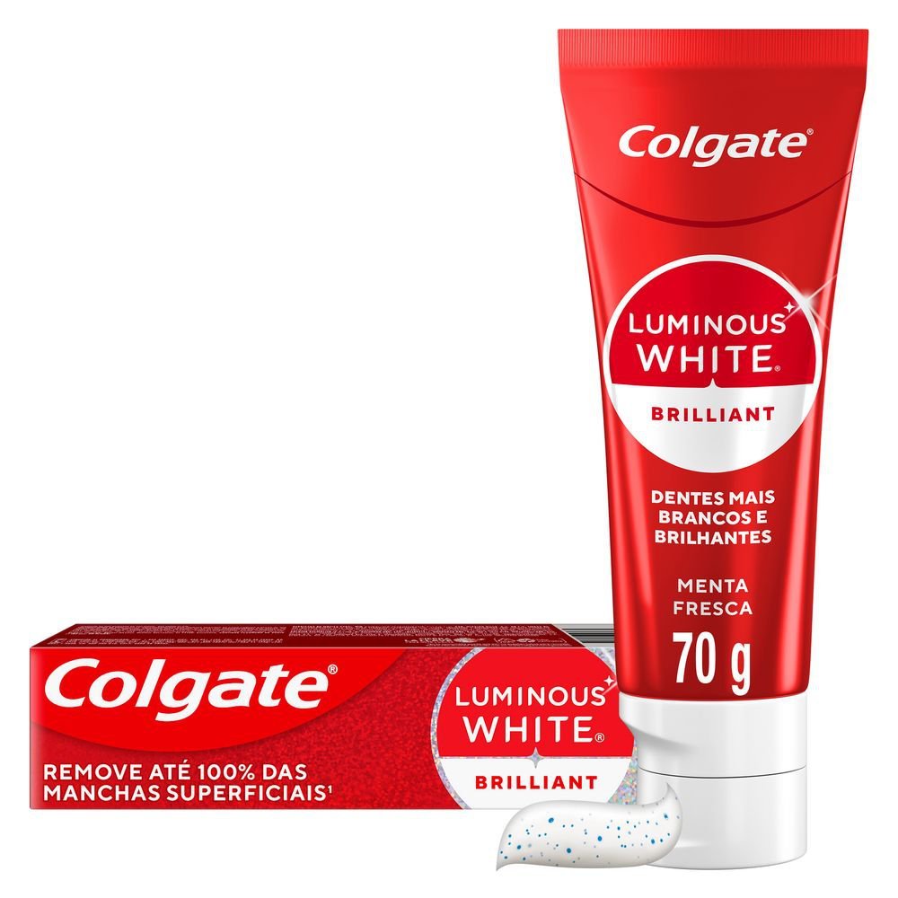 Creme Dental Colgate Luminous White Brilliant 70g