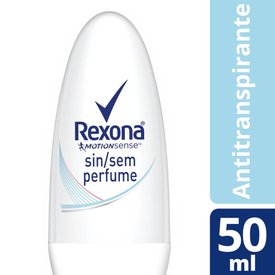 DESODORANTE ROLL ON REXONA SEM PERFUME 50ML