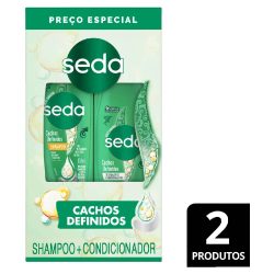 Kit Seda Cachos Definidos Shampoo + Condicionador 325ml
