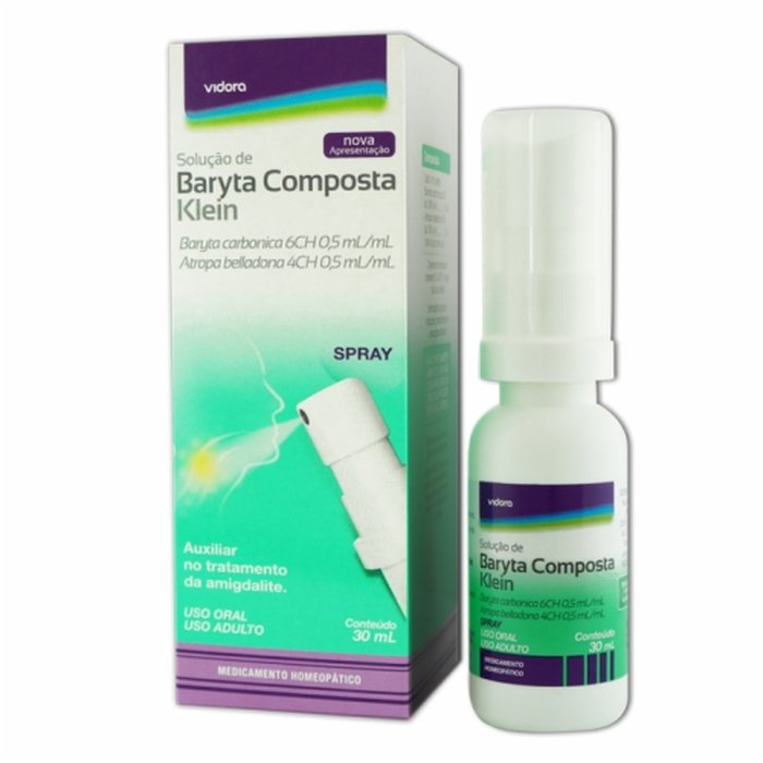 Baryta Composta Klein Spray 30ml - PanVel Farmácias