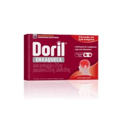 Analgésico Doril Enxaqueca 250mg + 250mg + 65mg 18 Comprimidos