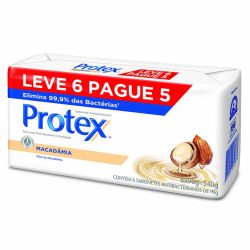 Sabonete Barra Antibacteriano Protex Macadâmia  - Pack 6 Unidades