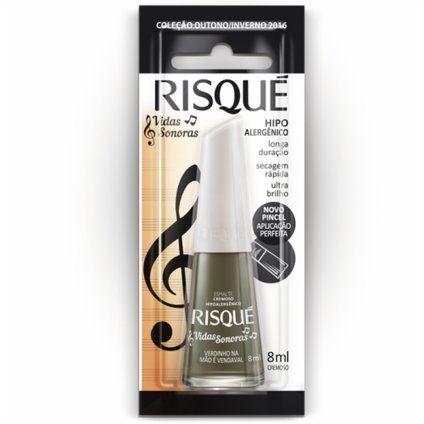 ESMALTE RISQUE VERDINHO NA MAO É VENDAVAL