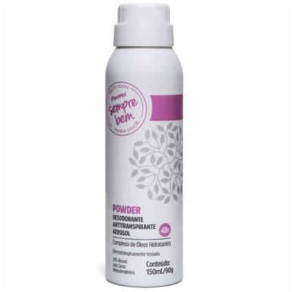 DESODORANTE AEROSOL PANVEL SEMPRE BEM POWDER 150ML