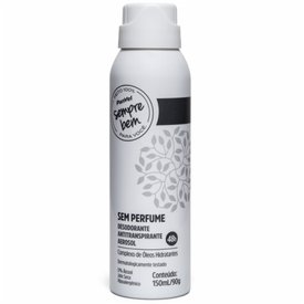 DESODORANTE AEROSOL PANVEL SEMPRE BEM SEM PERFUME 150ML