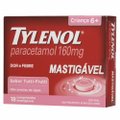 ANALGÉSICO TYLENOL MASTIGÁVEL COM 18 COMPRIMIDOS MASTIGÁVEIS