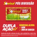 SONRISAL LIMÃO DUPLA AÇÃO ANTIÁCIDO E ANALGÉSICO PARA ALÍVIO DA AZIA E DOR DE CABEÇA COM 2 PASTILHAS