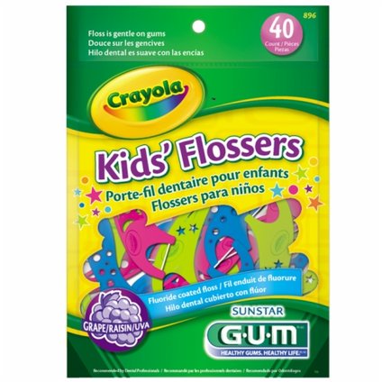 FIO DENTAL FLOSSERS GUM KIDS COM 40