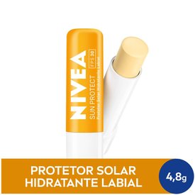 PROTETOR SOLAR HIDRATANTE LABIAL NIVEA SUN PROTECT ALTA PROTEÇÃO FPS 30 4,8G