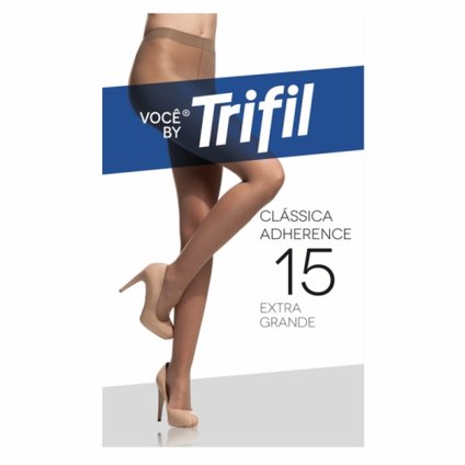 MEIA CAL ADHERENCE FIO 15 PRETO EXG