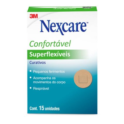CURATIVOS NEXCARE SUPERFLEXIVEIS REDONDO COM 15