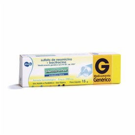 SULFATO NEOMICINA+BACITRACINA 15G EMS GENÉRICO P