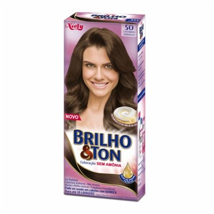 TINTURA BRILHOTON 5.0 CASTANHO AMÊNDOA 135G