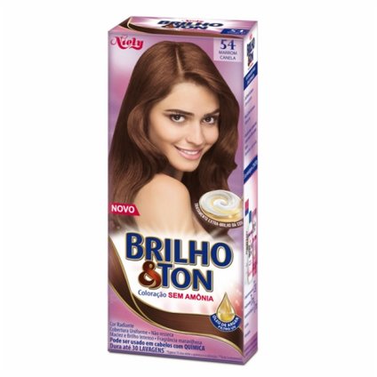 TINTURA BRILHOTON 5.4 MARROM CANELA 135G