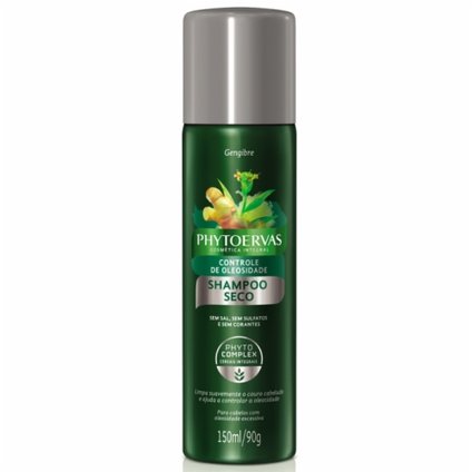 SHAMPOO A SECO PHYTOERVAS CONTROLE DE OLEOSIDADE 150ML