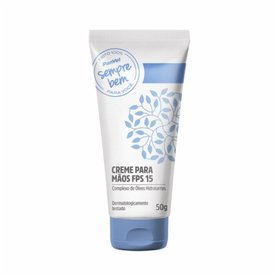 CREME HIDRATANTE PARA MÃOS COM FPS 15 PANVEL SEMPRE BEM 50G