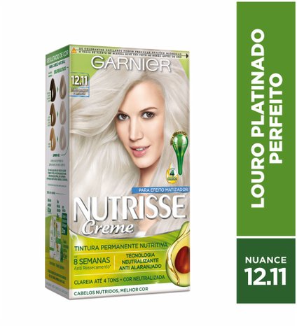 TINTURA GARNIER NUTRISSE 12.11 LOURO PLATINADO PERFEITO