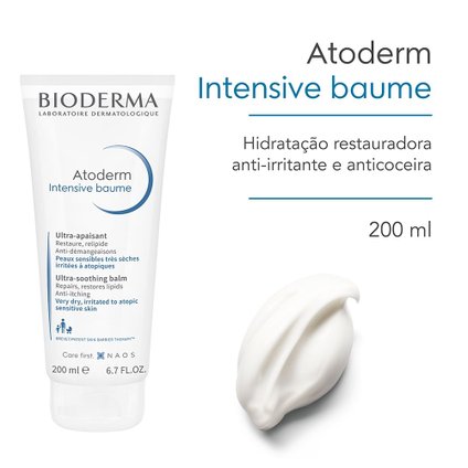 HIDRATANTE BIODERMA ATODERM INTENSIVE BAUME PARA PELES COM RESSECAMENTO INTENSO E COCEIRA 200ML