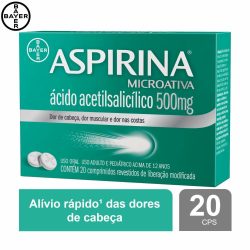 Analgésico Aspirina® Microativa Com 20 Comprimidos
