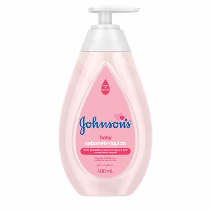 SABONETE LÍQUIDO JOHNSON'S BABY REGULAR 400ML PUMP
