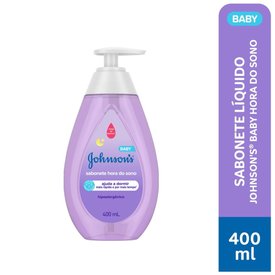 SABONETE LÍQUIDO RELAXANTE JOHNSON'S BABY HORA DO SONO 400ML