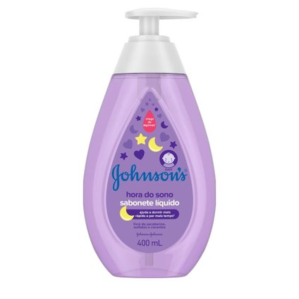 SABONETE LÍQUIDO RELAXANTE JOHNSON'S BABY HORA DO SONO 400ML