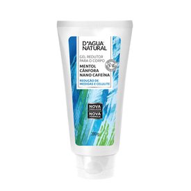 GEL REDUTOR D'ÁGUA NATURAL MENTOL CANFÔRA CAFEÍNA 200G