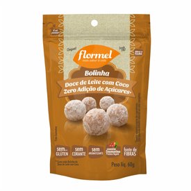 BOLINHA DE DOCE LEITE COCO FLORMEL 60G