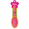 ESCOVA DE CABELO INFANTIL RICCA FLORAL CORES SORTIDAS