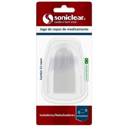 KIT COPOS PARA NEBULIZAR PULMOSONIC COM 15 UNIDADES