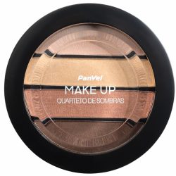 Quarteto De Sombras Panvel Make Up Marrom 7g