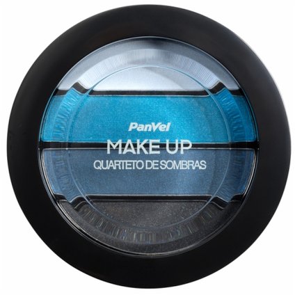 QUARTETO DE SOMBRAS PANVEL MAKE UP AZUL