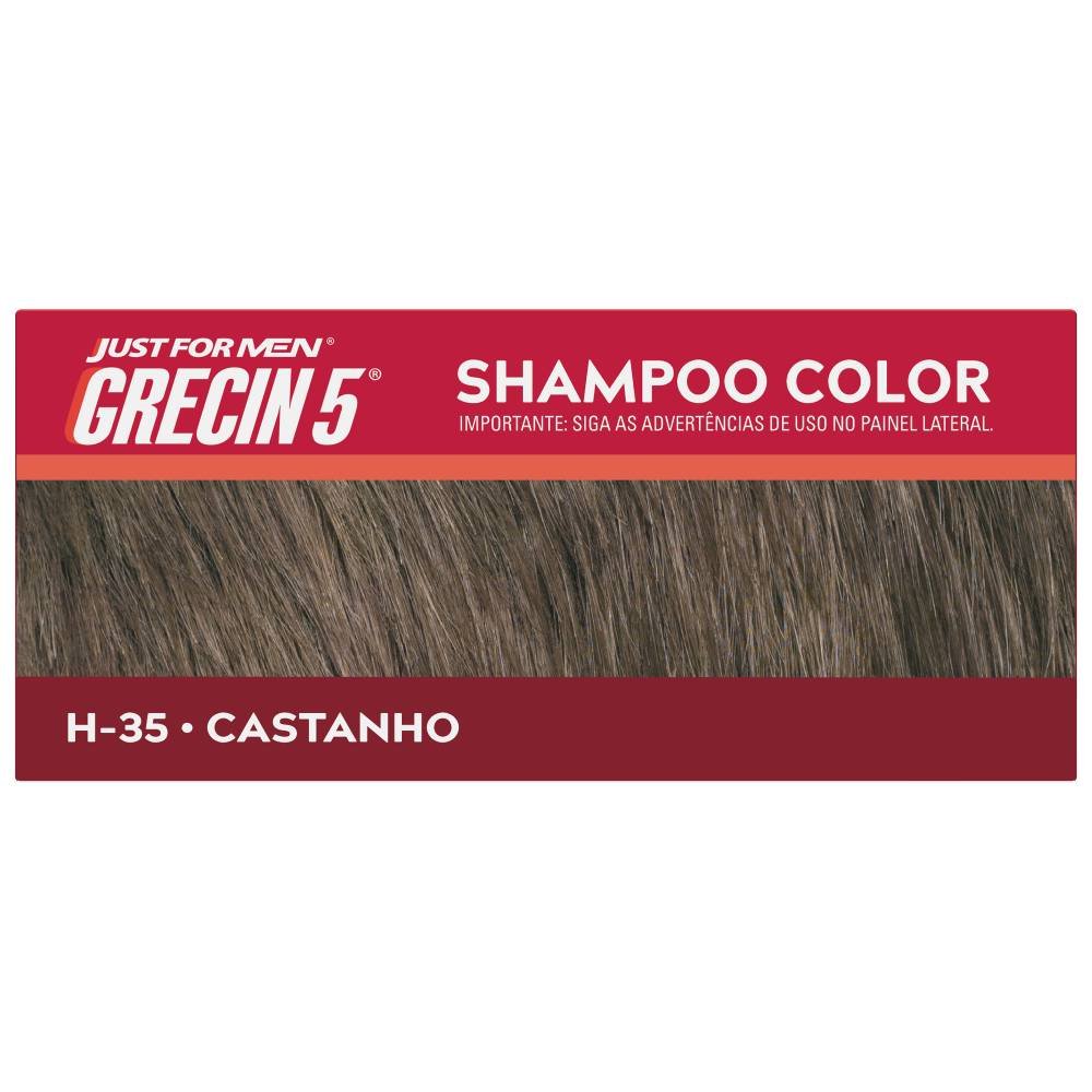 Shampoo Grecin 5 Castanho 60ml PanVel Farmácias