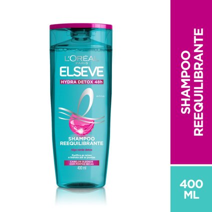 SHAMPOO ELSEVE HYDRA DETOX ANTIOLEOSIDADE 400ML
