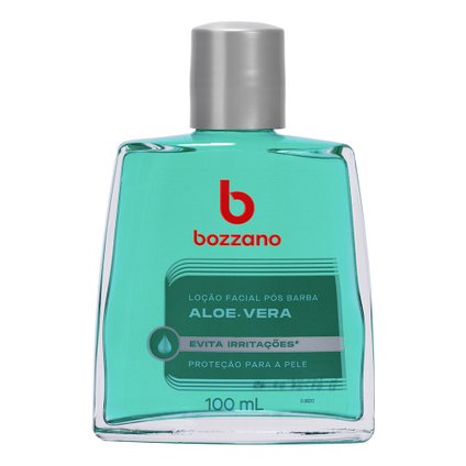 LOÇÃO PÓS BARBA BOZZANO ALOE VERA 100ML