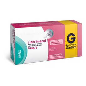 CLOTRIMAZOL 1% CREME 35G+6APLICAÇÕES MEDLEY GENÉRICO P