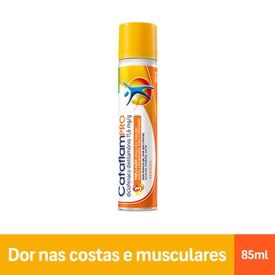 CATAFLAM PRO TRIPLA AÇÃO AEROSSOL ANALGÉSICO PARA TRATAMENTO DA INFLAMAÇÃO E DOR MUSCULAR COM 85ML