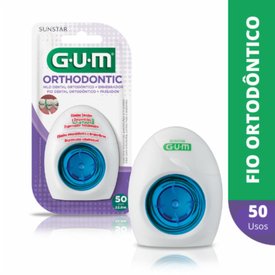 FIO DENTAL ORTODÔNTICO GUM 22,5M 50 UNIDADES