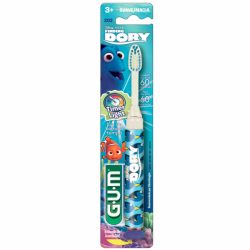 Escova Dental Gum Finding Dory Macia Timer Light +3 Anos