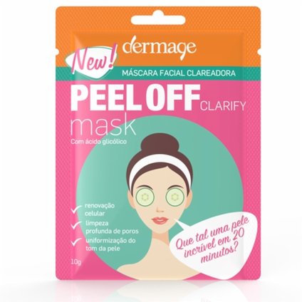 MÁSCARA FACIAL DERMAGE PEEL OFF CLARIFY 10G