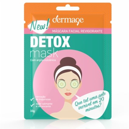 MÁSCARA FACIAL DERMAGE DETOX 10G
