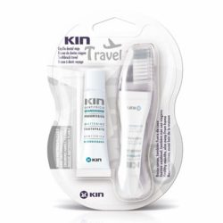 Kit Viagem Kin Travel Escova Dental +2 Creme Dental 7g