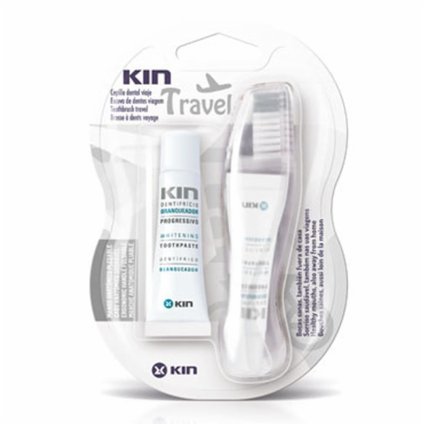 KIT VIAGEM KIN TRAVEL ESCOVA DENTAL +2 CREME DENTAL 7G