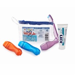 Kit Viagem Kin Viaje Escova Dental + Creme Dental 32g + Necessaire
