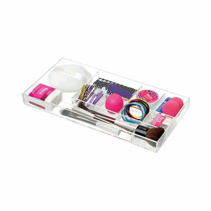 ORGANIZADOR MAQUIAGEM RICCA 10 DIV 3X34X17